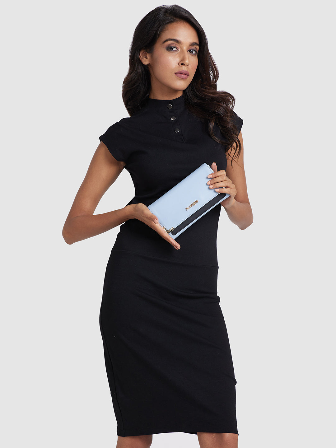 Cindy 2 Fold Wallet - Blue