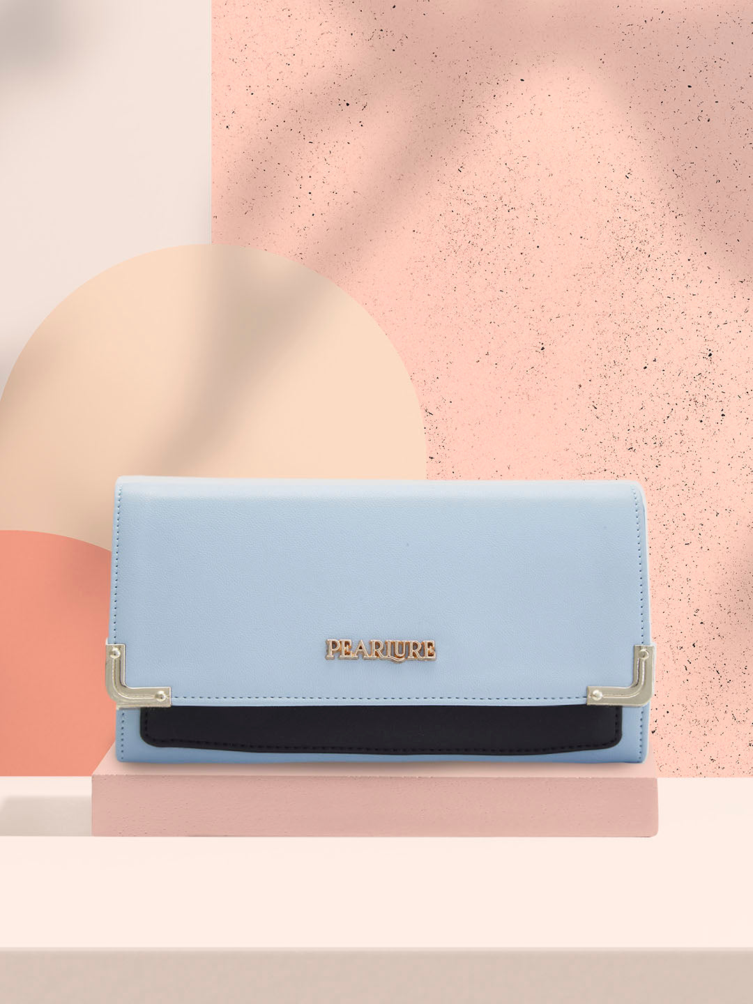 Cindy 2 Fold Wallet - Blue
