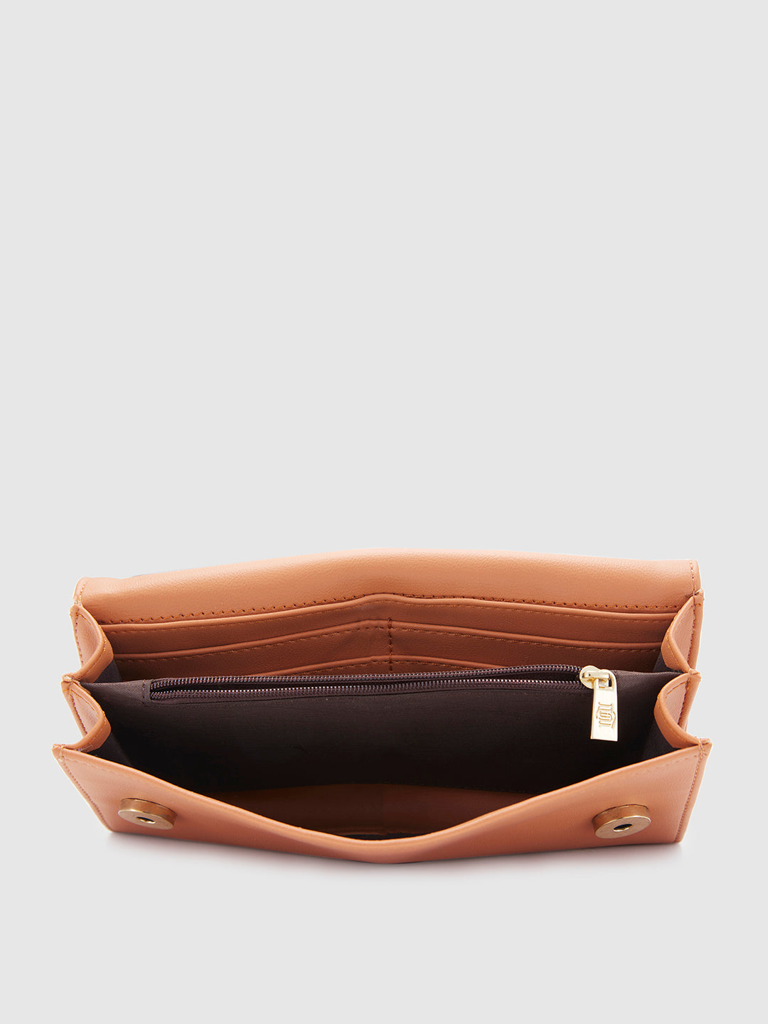 Charlize 2 Fold Wallet - Orange & Black