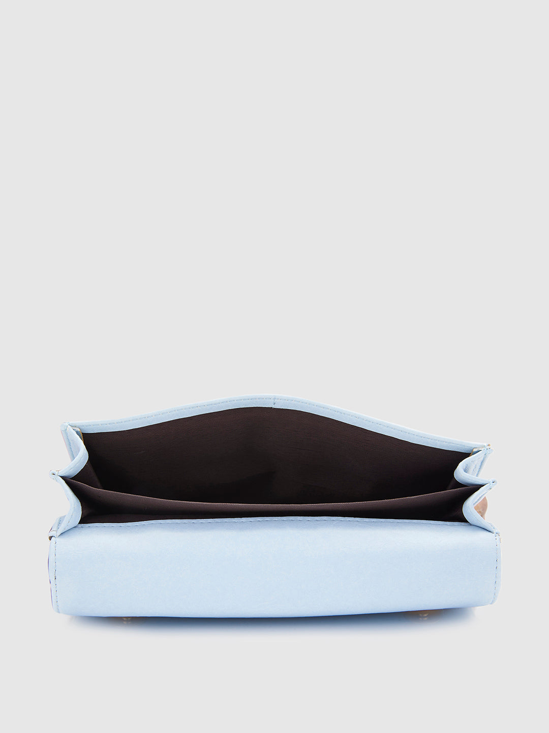 Lisa 3 Fold Wallet - Light Blue & Blue