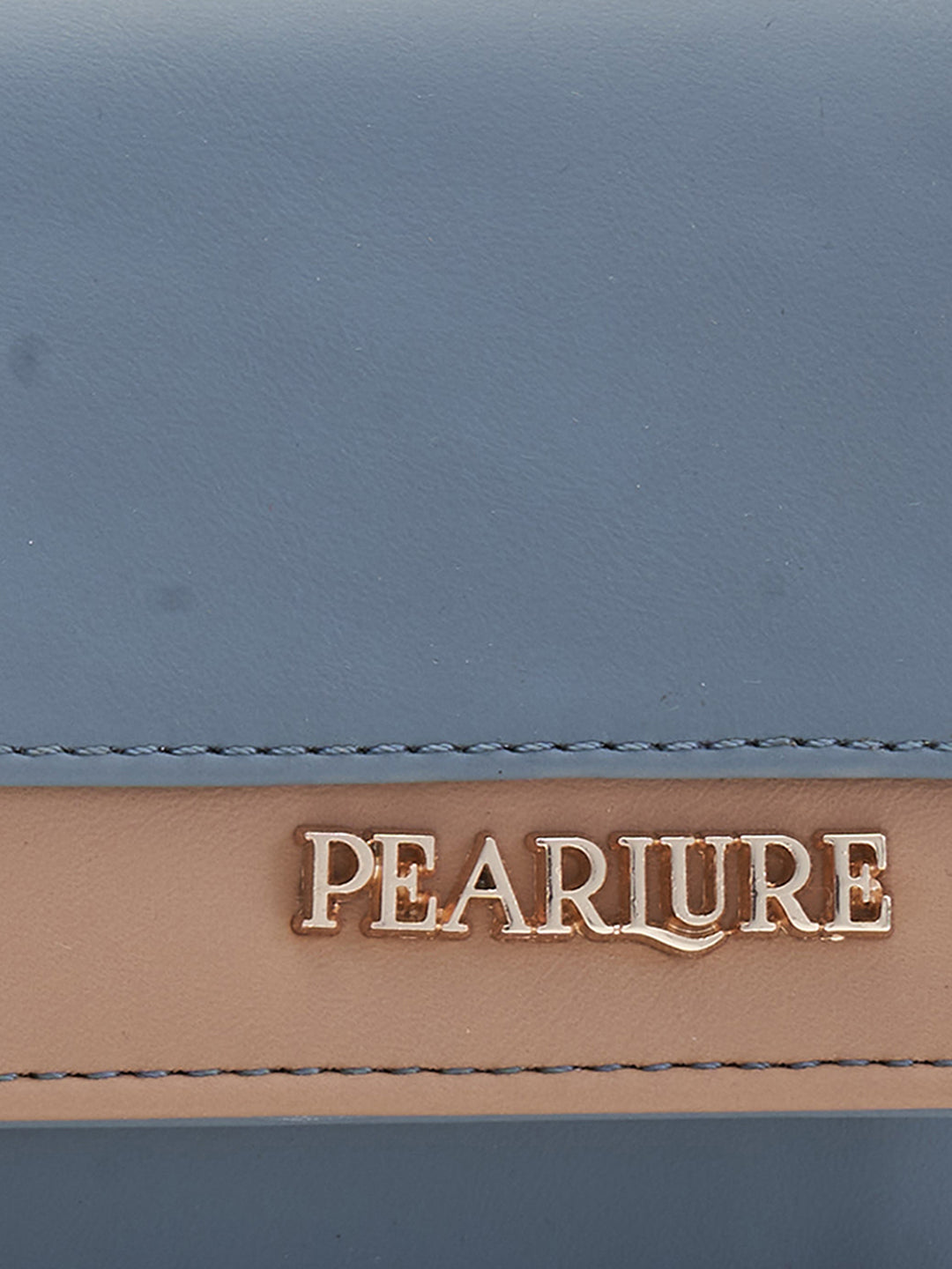 Lisa 3 Fold Wallet - Grey & Beige