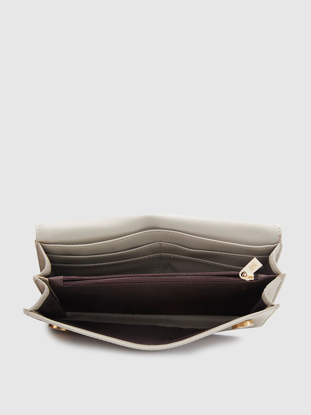Charlize 2 Fold Wallet - Mint Green & Beige