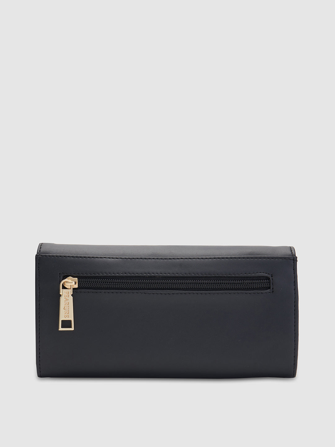 Charlize 2 Fold Wallet - Black & Orange