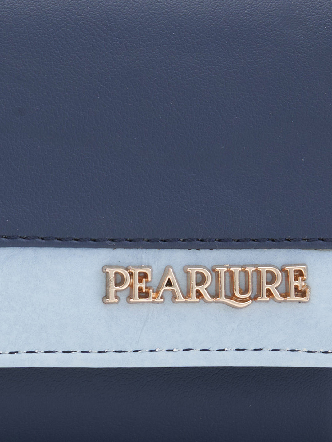 Lisa 3 Fold Wallet - Blue & Light Blue