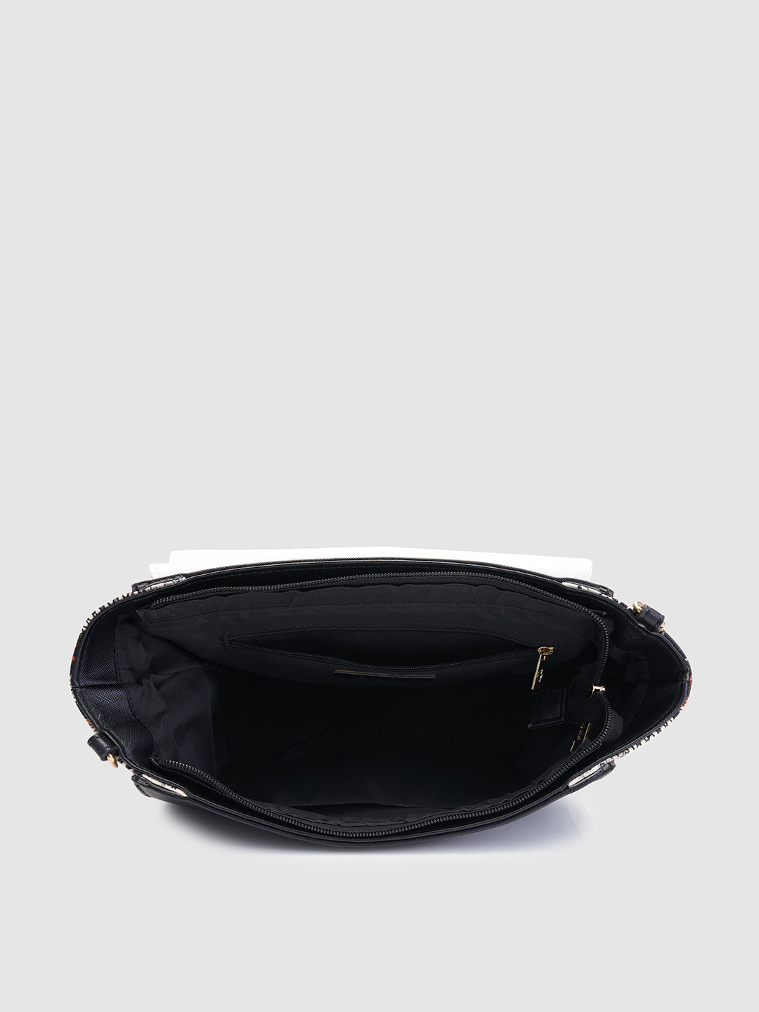 Julia Sling Handbag - Black & Snake