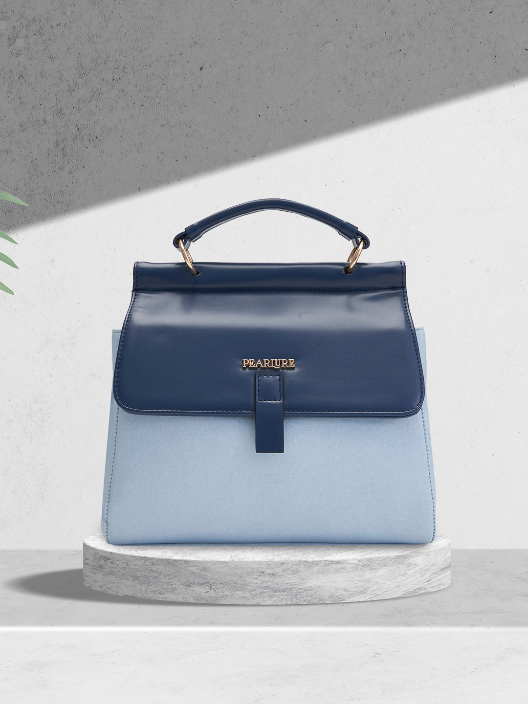 Emma Sling Handbag - Green & Blue