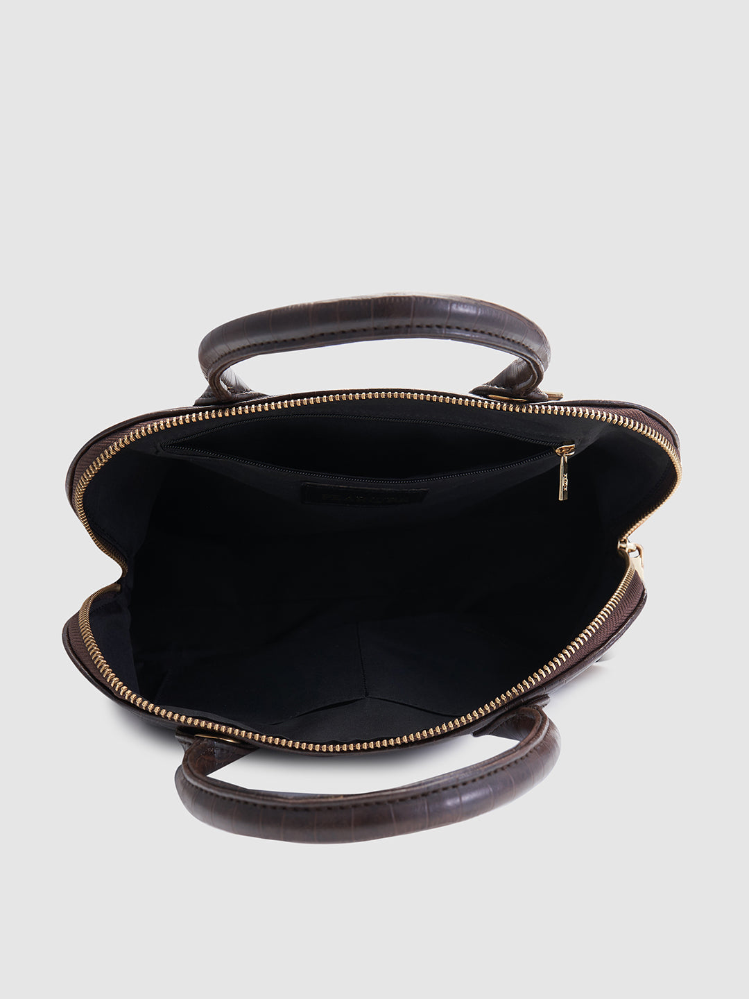 Scarlett Sling Handbag - Brown Croc