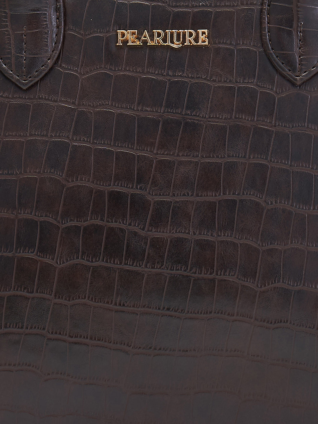 Scarlett Sling Handbag - Brown Croc