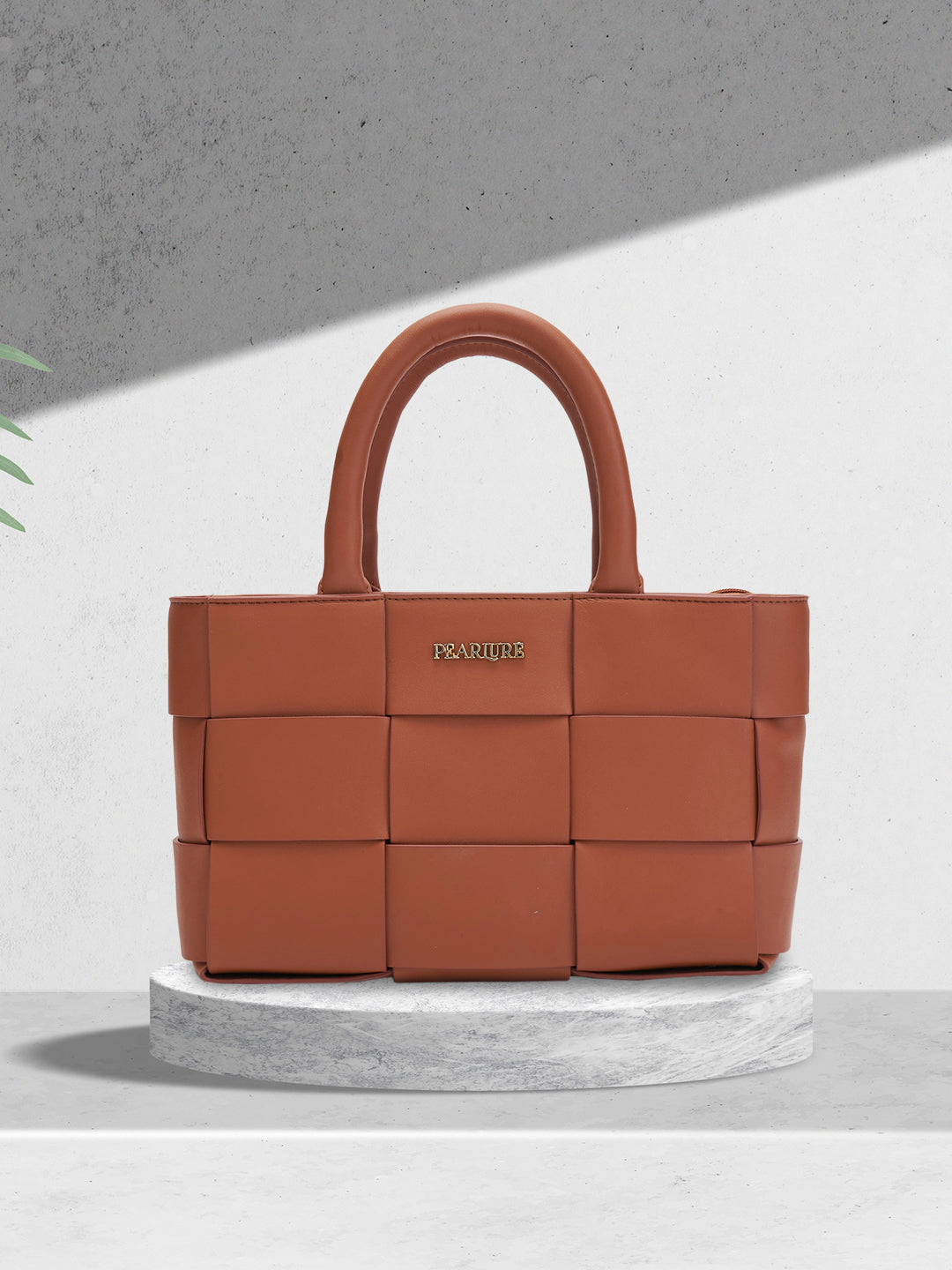 Jessica Tote Handbag - Tan