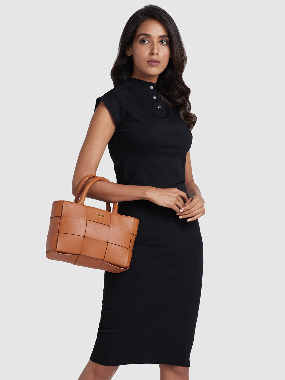 Jessica Tote Handbag - Tan