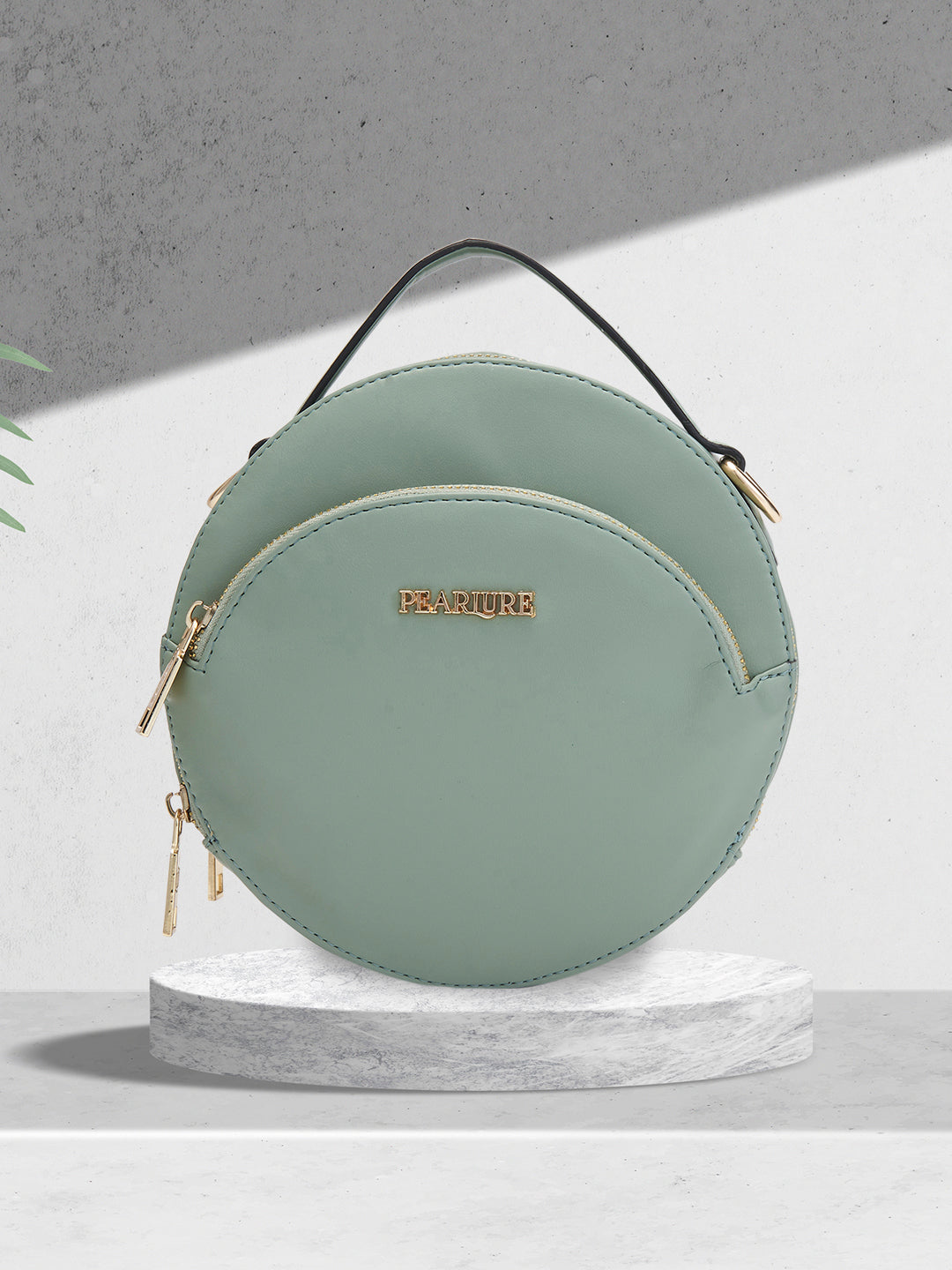 Eva Sling Handbag - Green & Blue