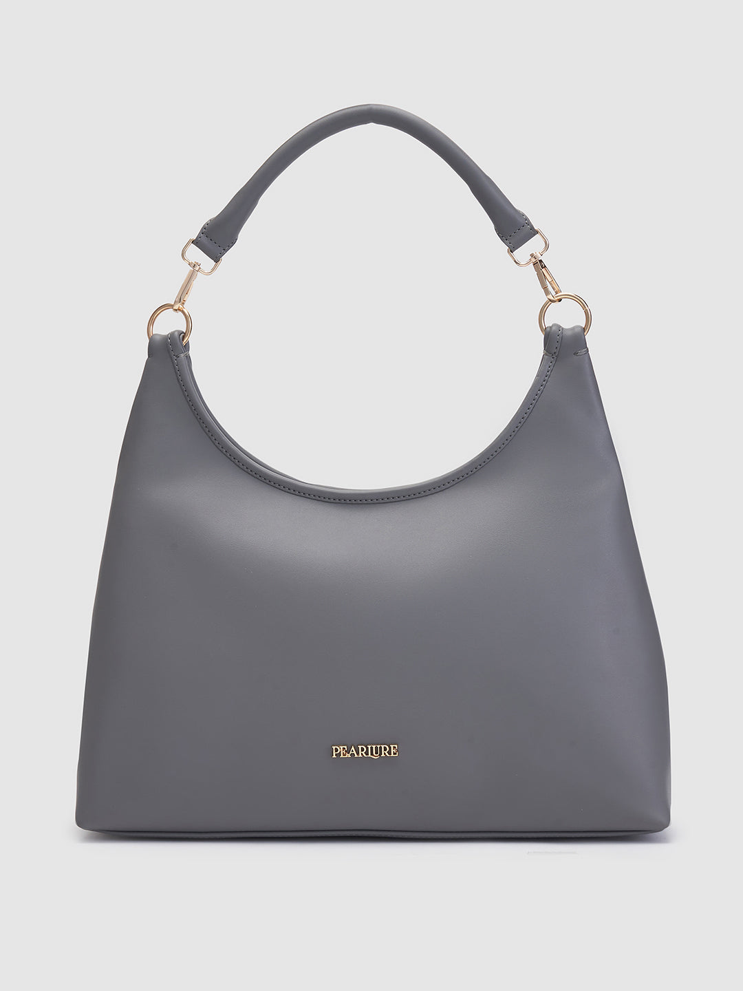 Nicole Hobo Handbag - Grey