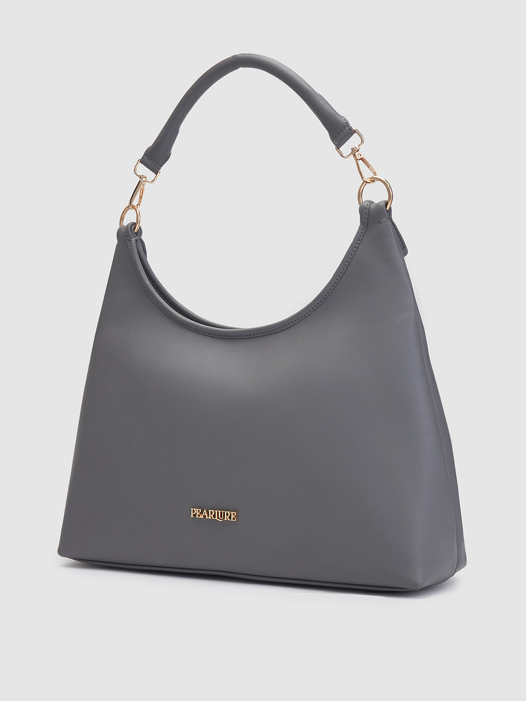Nicole Hobo Handbag - Grey