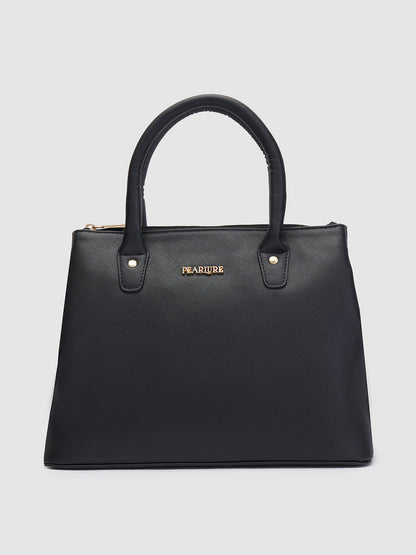 Kathy Satchel Handbag - Black