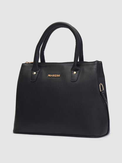 Kathy Satchel Handbag - Black