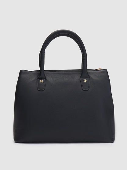 Kathy Satchel Handbag - Black