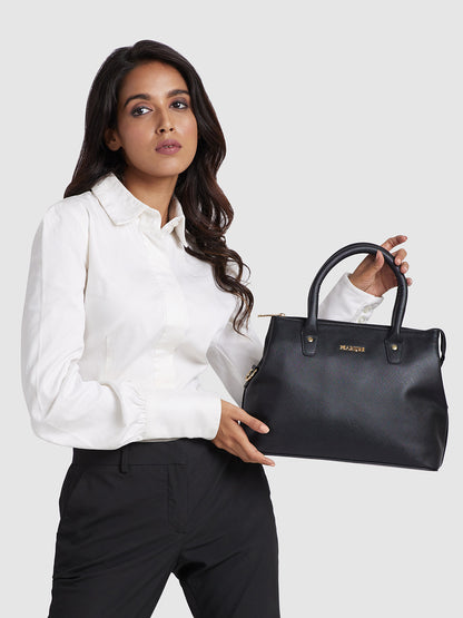 Kathy Satchel Handbag - Black