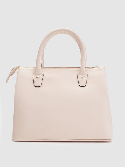 Kathy Satchel Handbag - Off White