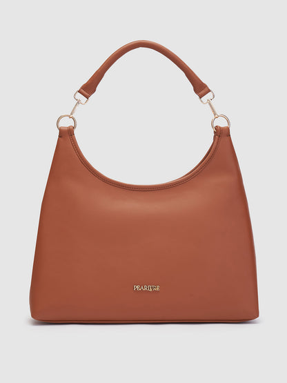 Nicole Hobo Handbag - Tan