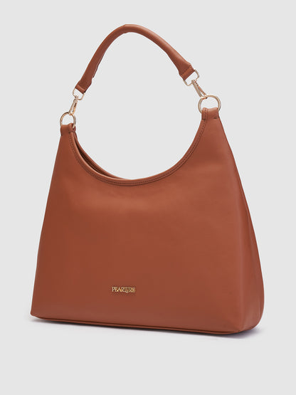 Nicole Hobo Handbag - Tan