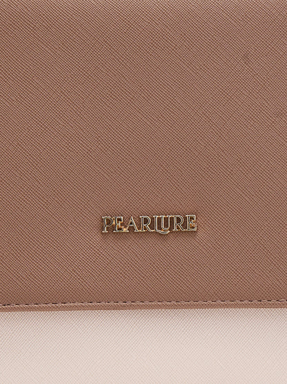 Julia Sling Handbag - Beige & Snake