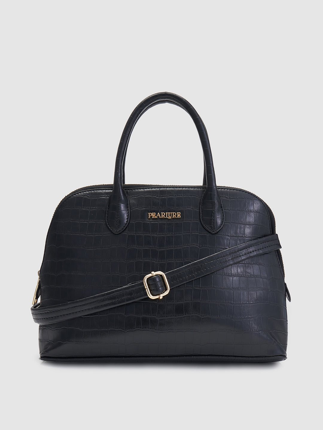 Scarlett Sling Handbag - Black Croc