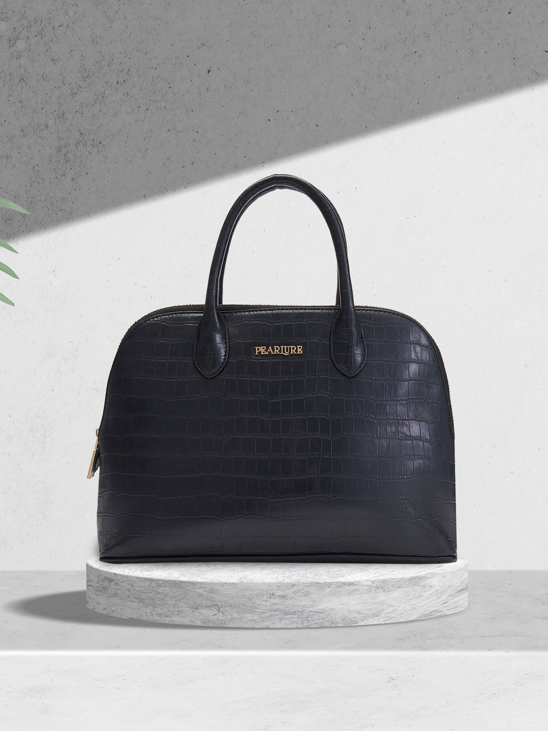 Scarlett Sling Handbag - Black Croc