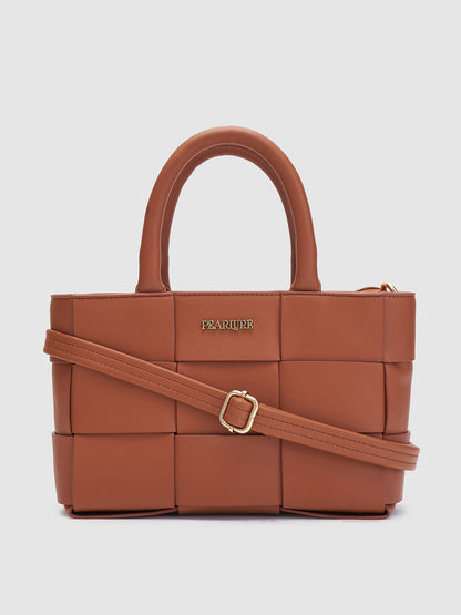 Jessica Tote Handbag - Tan